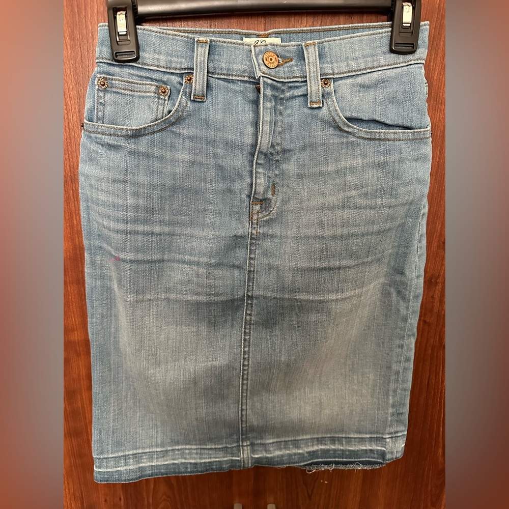 J Crew Denim Skirt! Size 24